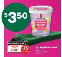 No Frills PC Probiotic Yogurt offer