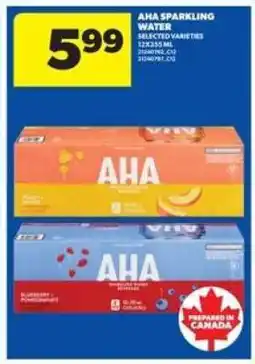 Real Canadian Superstore AHA SPARKLING WATER offer