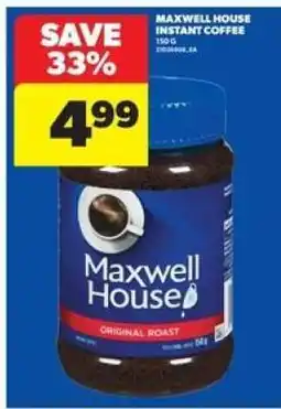 Real Canadian Superstore Maxwell House Instant Coffee offer