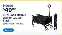 Walmart TOYTEXX Foldable Wagon offer