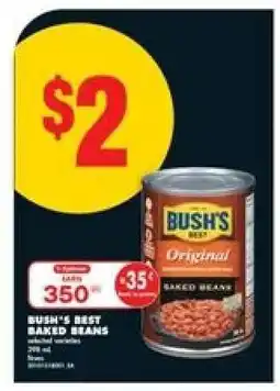 No Frills BUSH’S BEST BAKED BEANS offer