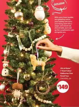 Real Canadian Superstore Life at Home 7' Dual Colour Haliburton Pine Pencil Tree offer