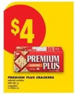 No Frills PREMIUM PLUS CRACKERS offer