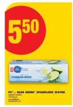 No Frills PC BLUE MENU Sparkling Water offer