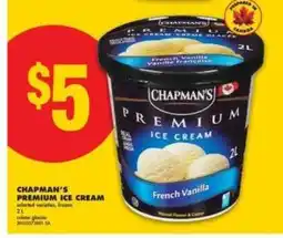 No Frills CHAPMAN'S Premium Ice Cream offer