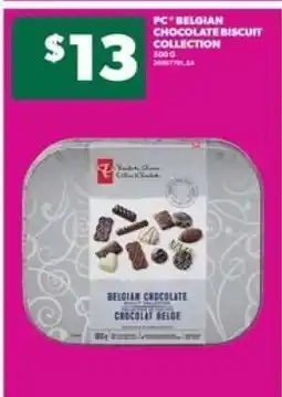 Real Canadian Superstore PC BELGIAN CHOCOLATE BISCUIT COLLECTION offer
