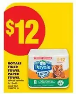 No Frills Royale Tiger Towel Paper Towel offer