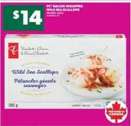 Real Canadian Superstore PC Bacon-Wrapped Wild Sea Scallops offer