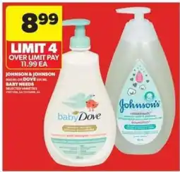 Real Canadian Superstore Johnson & Johnson or Dove Baby Needs offer