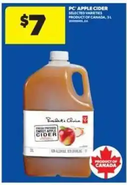 Real Canadian Superstore PC Apple Cider offer