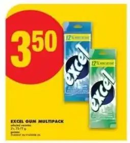 No Frills EXCEL GUM MULTIPACK offer