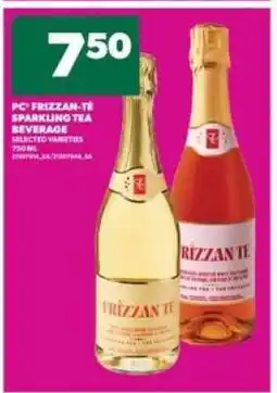 Real Canadian Superstore PC Frizzan-Tè Sparkling Tea Beverage offer