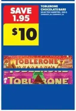 Real Canadian Superstore Toblerone Chocolate Bars offer
