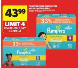 Real Canadian Superstore Pampers Swaddlers Ultra Value Pack Diapers offer