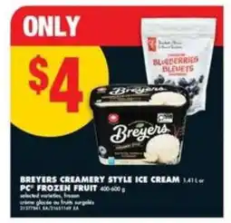 No Frills BREYERS CREAMERY STYLE ICE CREAM / PC FROZEN FRUIT offer