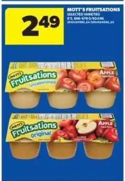 Real Canadian Superstore Mott's Fruitsations offer