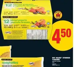 No Frills NO NAME STIRRED YOGURT offer