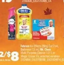 Real Canadian Superstore Febreze Air Effects & Mr. Clean offer