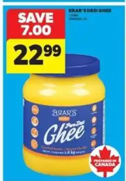 Real Canadian Superstore Brar's Desi Ghee offer