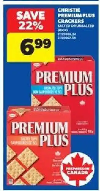 Real Canadian Superstore Christie Premium Plus Crackers offer