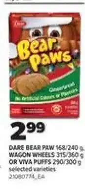 Real Canadian Superstore Dare Bear Paw offer
