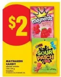 No Frills MAYNARDS CANDY offer