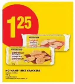 No Frills NO NAME RICE CRACKERS offer