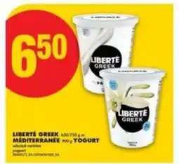 No Frills Liberté Greek / Méditerranée Yogurt offer