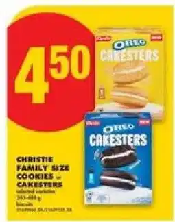 No Frills Christie Family Size Cookies or Cakesters offer
