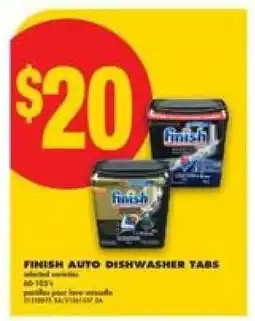 No Frills FINISH AUTO DISHWASHER TABS offer