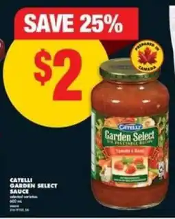 No Frills Catelli Garden Select Sauce offer