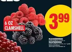 No Frills Blackberries or Raspberries offer