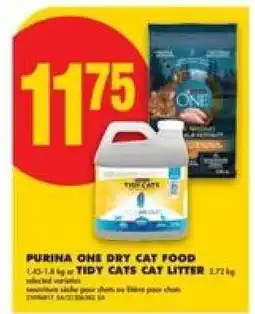 No Frills PURINA ONE DRY CAT FOOD or TIDY CATS CAT LITTER offer