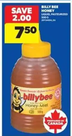 Real Canadian Superstore BILLY BEE HONEY offer