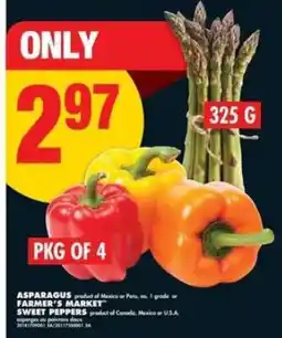 No Frills Asparagus & Farmer's Market Sweet Peppers offer