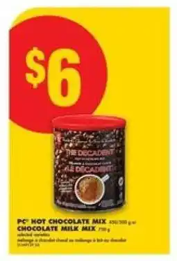 No Frills PC Hot Chocolate Mix offer