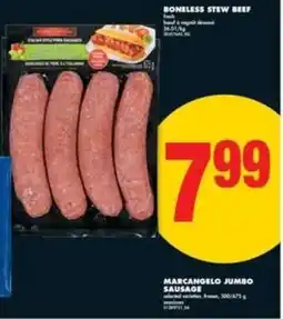 No Frills Marcangelo Jumbo Sausage offer