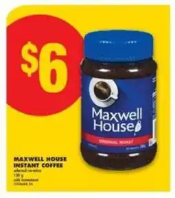 No Frills Maxwell House Instant Coffee offer