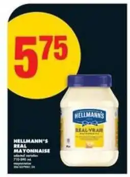 No Frills HELLMANN'S REAL MAYONNAISE offer