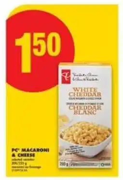 No Frills PC Macaroni & Cheese offer