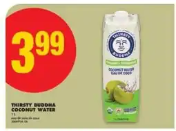 No Frills THIRSTY BUDDHA COCONUT WATER offer