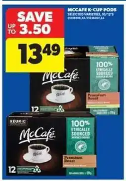Real Canadian Superstore McCafe K-Cup Pods offer