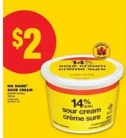 No Frills NO NAME Sour Cream offer
