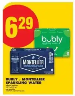 No Frills bubly or MONTELLIER Sparkling Water offer