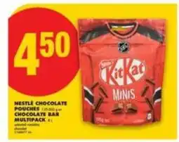 No Frills Nestlé Chocolate Pouches offer