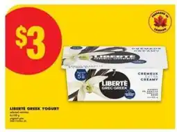 No Frills Liberté Greek Yogurt offer