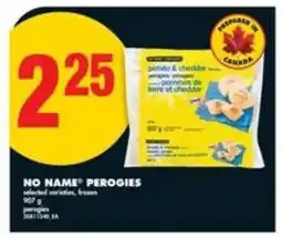 No Frills NO NAME PEROGIES offer