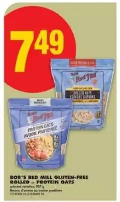 No Frills BOB'S RED MILL GLUTEN-FREE ROLLED or PROTEIN OATS offer