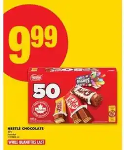 No Frills Nestlé Chocolate offer
