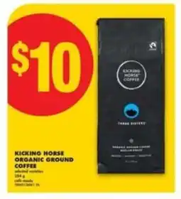 No Frills Kicking Horse Organic Ground Coffee offer